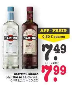 Scheck-in-Center MARTINI Bianco oder Rosso Angebot