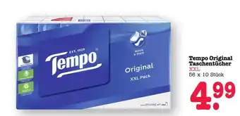 Scheck-in-Center Tempo Original Taschentücher Angebot