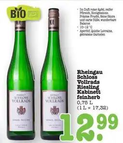 Scheck-in-Center Rheingau Schloss Vollrads Riesling Kabinett feinherb Angebot