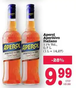 Scheck-in-Center Aperol Angebot