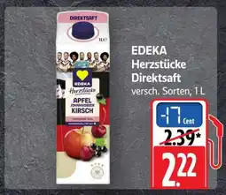 Scheck-in-Center EDEKA Herzstücke Direktsaft Angebot