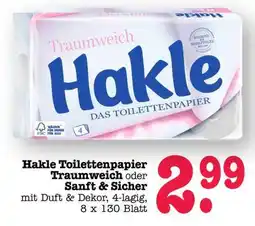 Scheck-in-Center Hakle Toilettenpapier Angebot