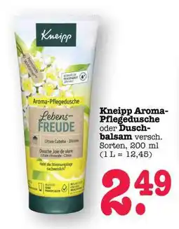Scheck-in-Center Kneipp Aroma-Pflegedusche oder Duschbalsam Angebot
