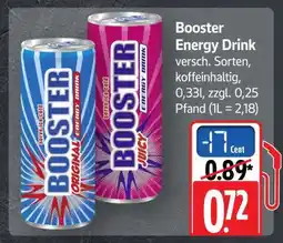 Scheck-in-Center Booster Energy-Drink Angebot