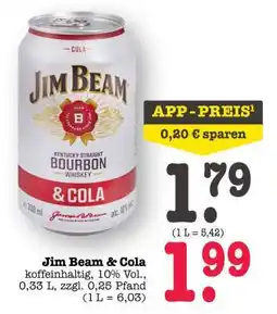 Scheck-in-Center Jim Beam & Cola Angebot