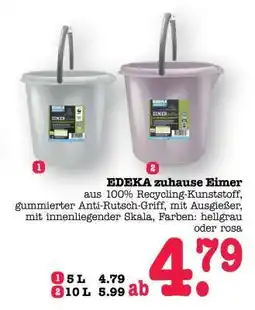 Scheck-in-Center EDEKA zuhause Eimer Angebot