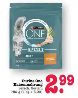 Scheck-in-Center PURINA ONE Katzennahrung Angebot