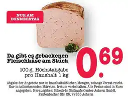 Scheck-in-Center Fleischkäse Angebot