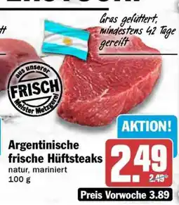 HIT Argentinische frische Hüftsteaks Angebot