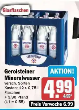 HIT Gerolsteiner Mineralwasser Angebot