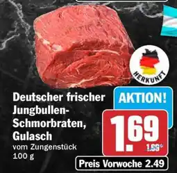 HIT Deutscher frischer Jungbullen-Schmorbraten, Gulasch Angebot