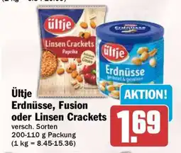 HIT Ültje Erdnüsse, Fusion oder Linsen Crackets Angebot