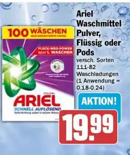 HIT Ariel Waschmittel Pulver, Flüssig oder Pods Angebot