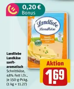 nahkauf Landliebe Landkäse sanft-aromatisch Angebot