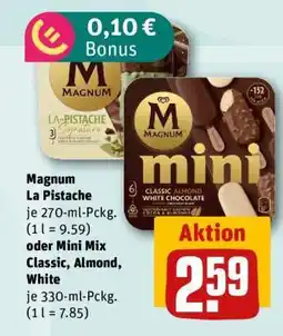 nahkauf Magnum La Pistache oder Mini Mix Classic, Almond, White Angebot