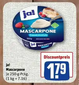 nahkauf ja! Mascarpone Angebot