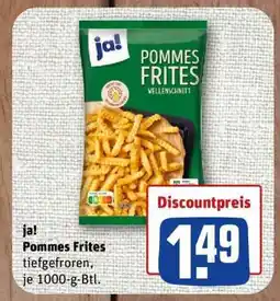 nahkauf ja! Pommes Frites Angebot