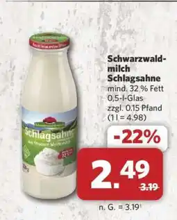 Combi Schwarzwaldmilch Schlagsahne Angebot