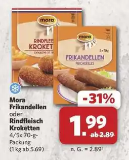 Combi Mora Frikandellen oder Rindfleisch Kroketten Angebot