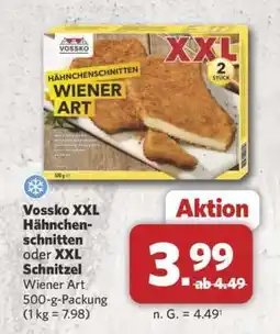 Combi Vossko XXL Hähnchenschnitten oder XXL Schnitzel Wiener Art Angebot