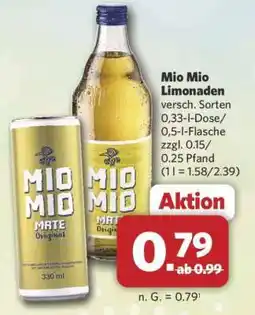 Combi Mio Mio Limonaden Angebot