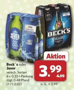 Combi Beck´s oder Jever Angebot