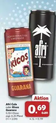 Combi Afri Cola oder Kicos Guarana Angebot