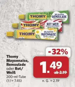 Combi Thomy Mayonnaise, Remoulade oder Rot/Weiß Angebot