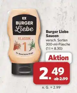 Combi Burger Liebe Saucen Angebot