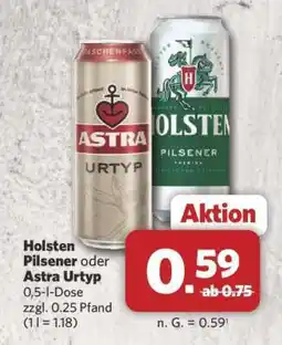 Combi Holsten Pilsener oder Astra Urtyp Angebot