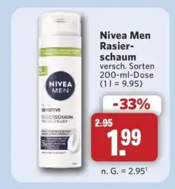 Combi NIVEA MEN Rasierschaum Angebot