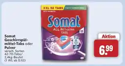 Combi Somat Geschirrspülmittel-Tabs oder Pulver Angebot