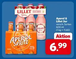 Combi Aperol & Lillet 3er Angebot
