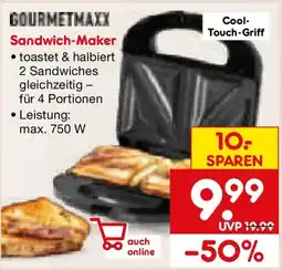 Netto Marken-Discount GOURMETMAXX Sandwich-Maker Angebot