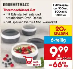 Netto Marken-Discount GOURMETMAXX Thermoschüssel-Set Angebot
