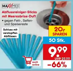 Netto Marken-Discount MAXXMEE Abflussreiniger-Sticks mit Meeresbrise-Duft Angebot
