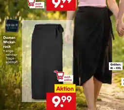 Netto Marken-Discount SPIRIT Damen Wickelrock Angebot