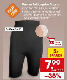 Netto Marken-Discount nur die Damen Reibungslos Shorts Angebot