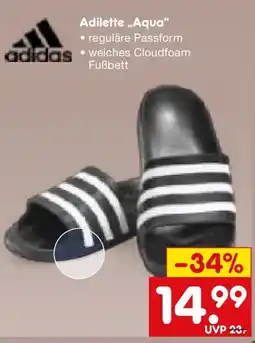 Netto Marken-Discount adidas Adilette „Aqua" Angebot