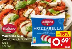 Netto Marken-Discount Italiano Mozzarella Kugel Angebot