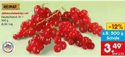 Netto Marken-Discount HEIMAT Johannisbeeren rot Angebot
