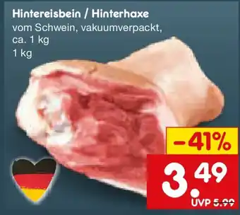 Netto Marken-Discount Hintereisbein / Hinterhaxe Angebot