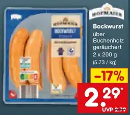 Netto Marken-Discount Bockwurst Angebot