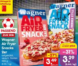 Netto Marken-Discount Wagner Air Fryer Snacks 2er Angebot