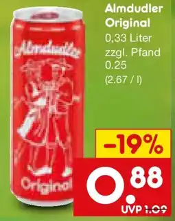 Netto Marken-Discount Almdudler Original Angebot