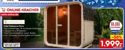 Netto Marken-Discount ARTSAUNA Cube Fasssauna Fjora Angebot