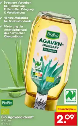 Netto Marken-Discount Bio Bio Bio Agavendicksaft Angebot