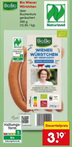 Netto Marken-Discount BioBio Bio Wiener Würstchen Angebot