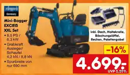 Netto Marken-Discount Mini-Bagger EXC815 XXL Set Angebot