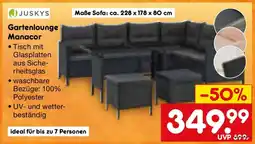 Netto Marken-Discount JUSKYS Gartenlounge Manacor Angebot